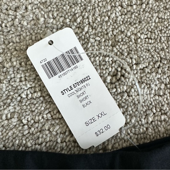 Soma COOL NIGHTS Pajama Shorts Black Size XXL - Picture 2 of 7